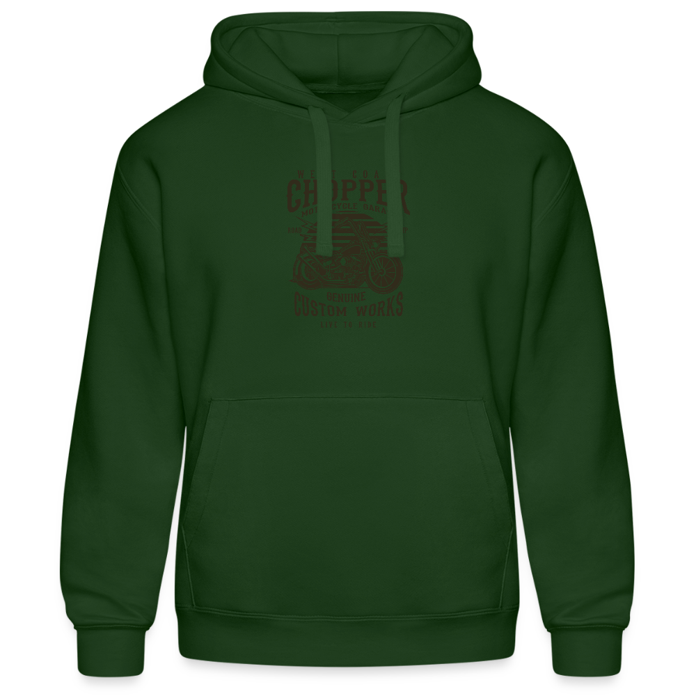 Mannenhoodie van Russell - bottlegreen