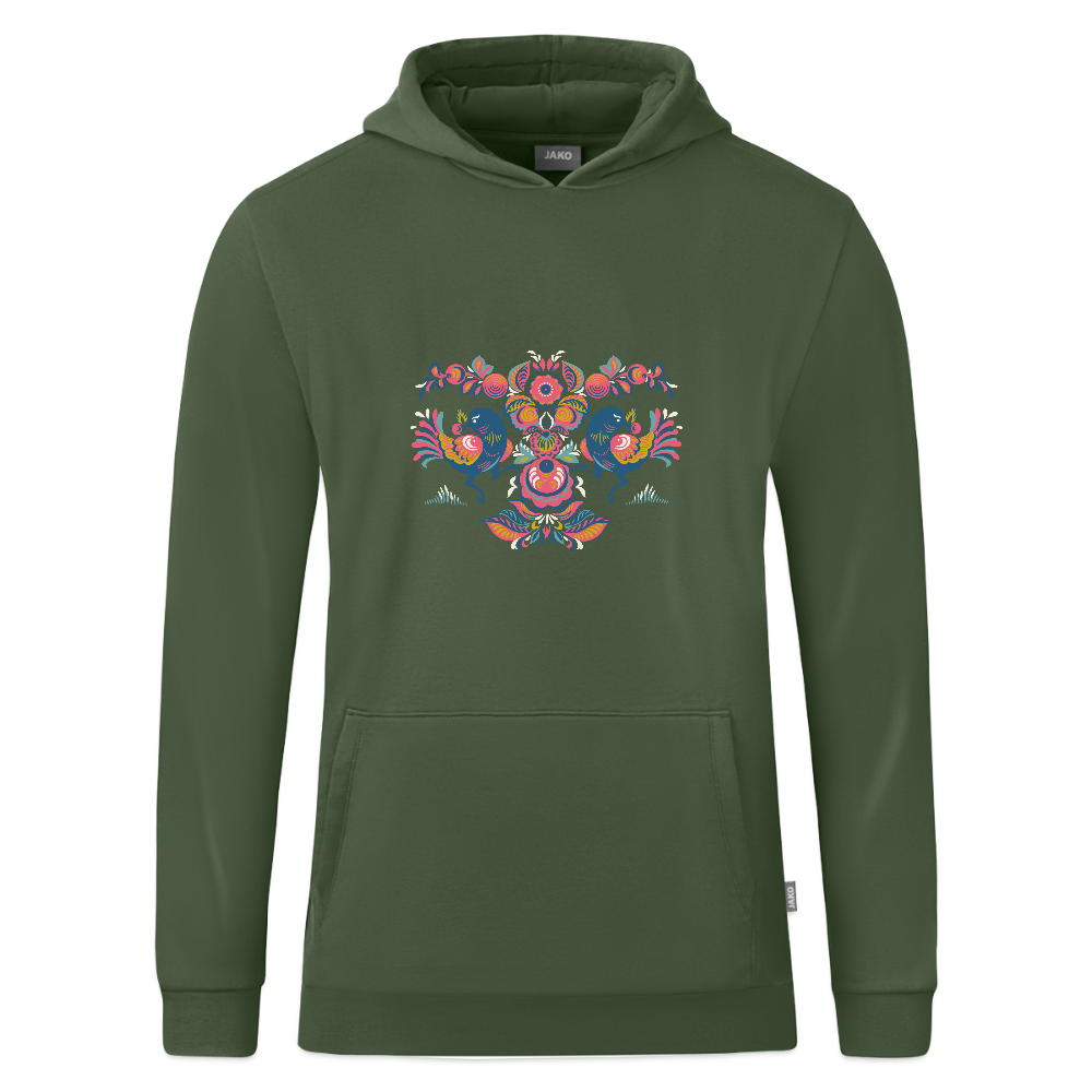 JAKO Kinderhoodie Organic - dennengroen