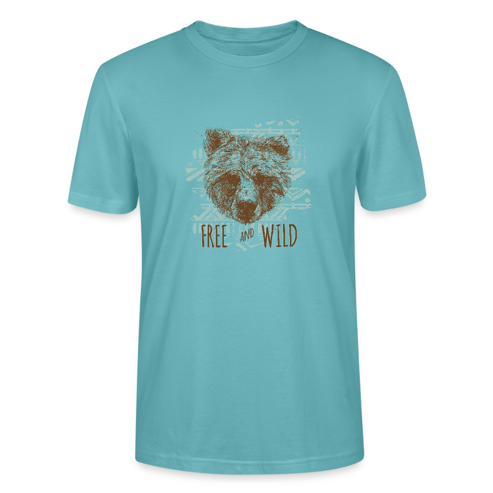 Stanley/Stella Uniseks T-shirt CRAFTER - pastel-turquoise