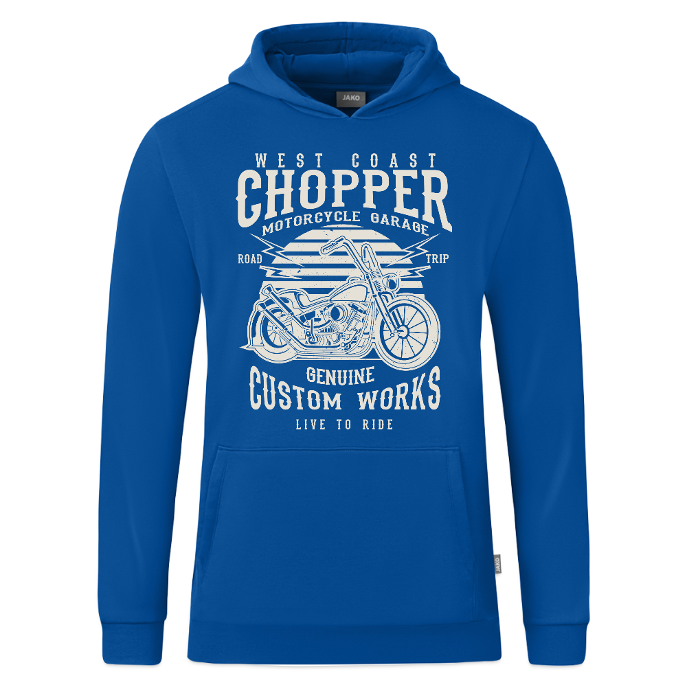 JAKO Kinderhoodie Organic - blauw