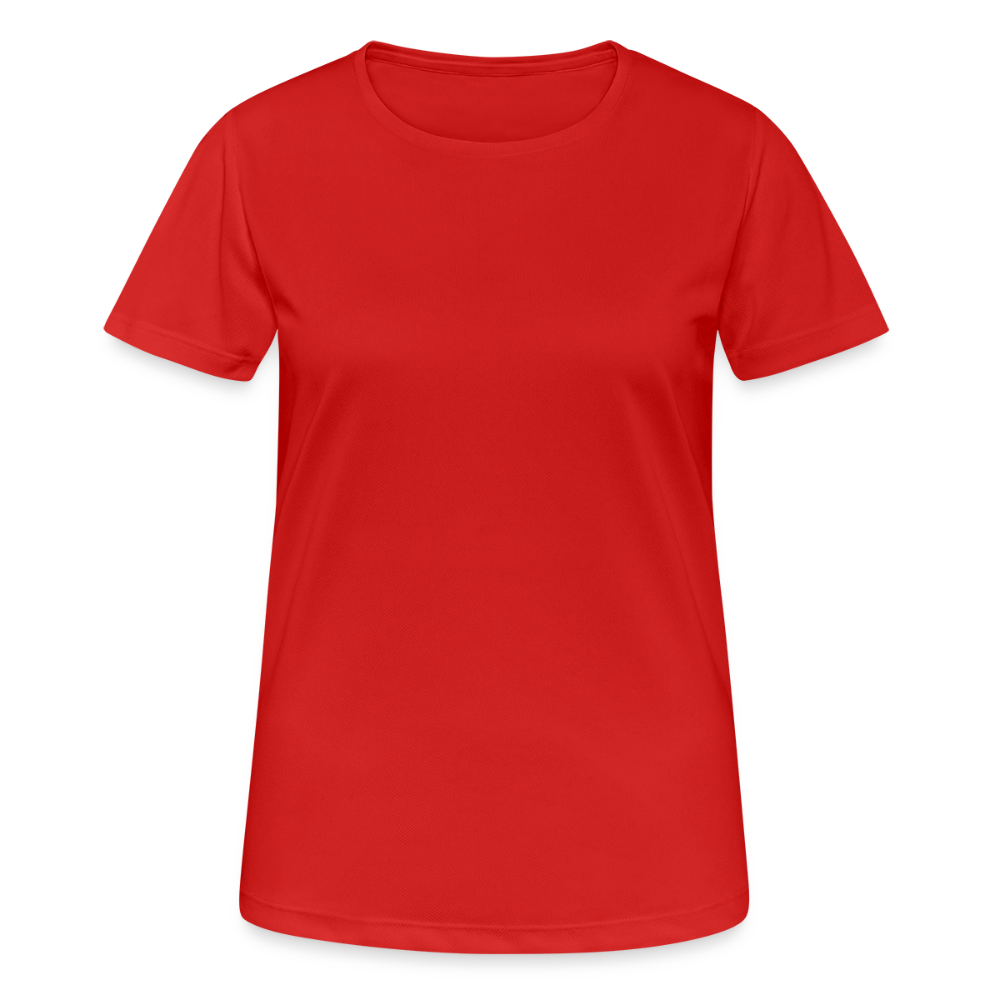 Vrouwen T-shirt ademend actief - rood