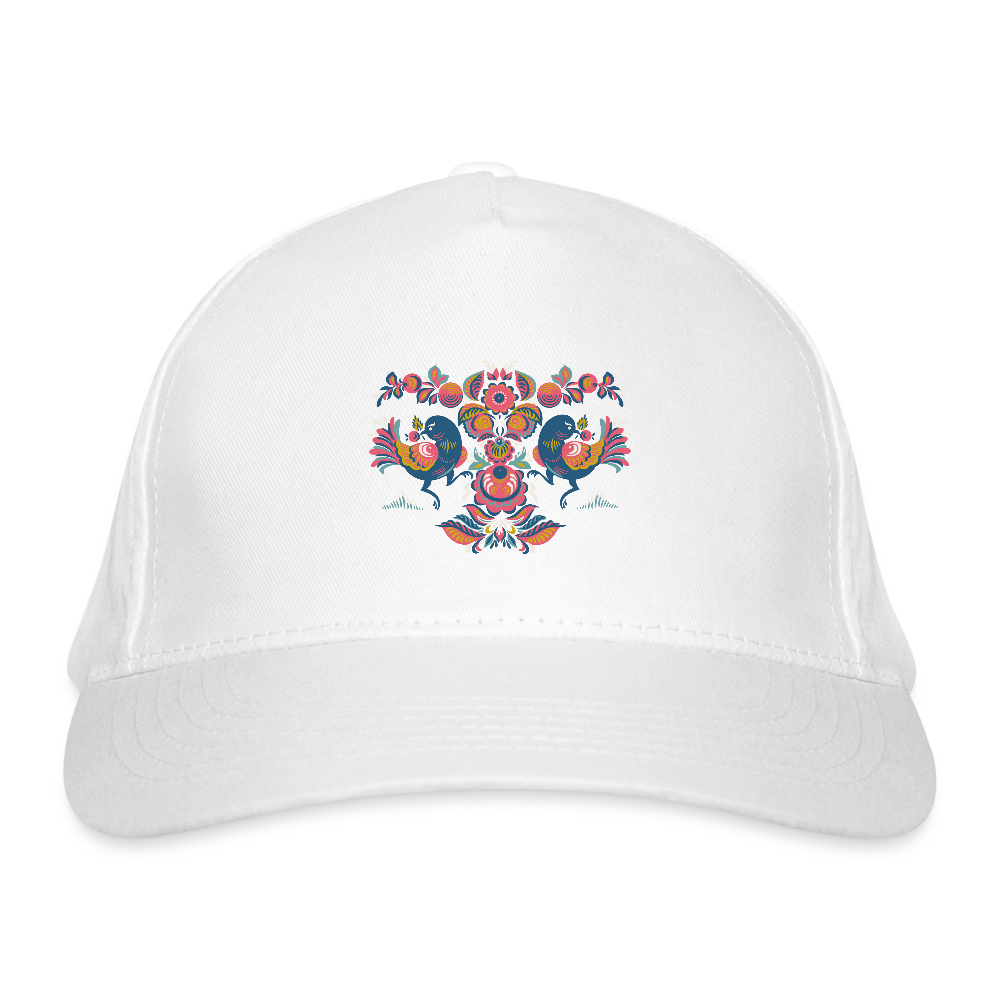 Biologische baseballpet - wit