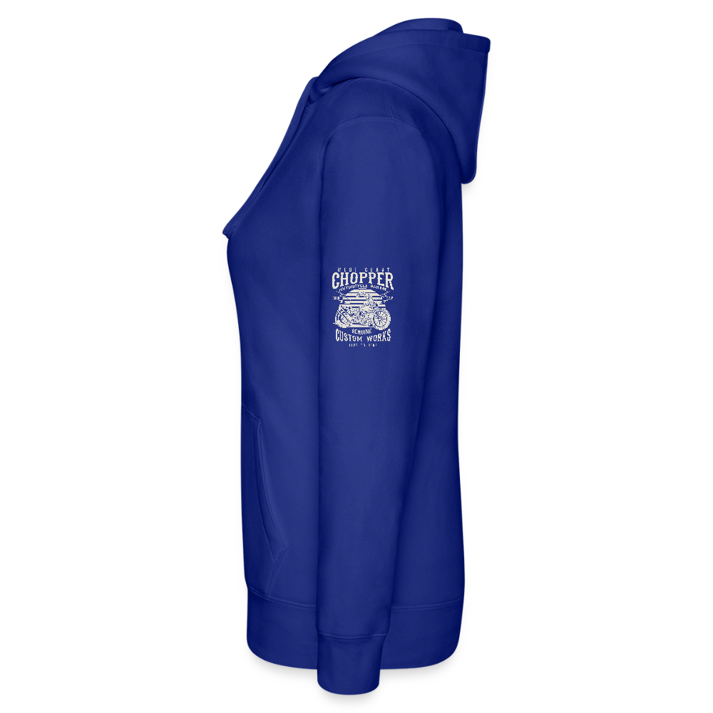 Vrouwenhoodie van Russell - koningsblauw
