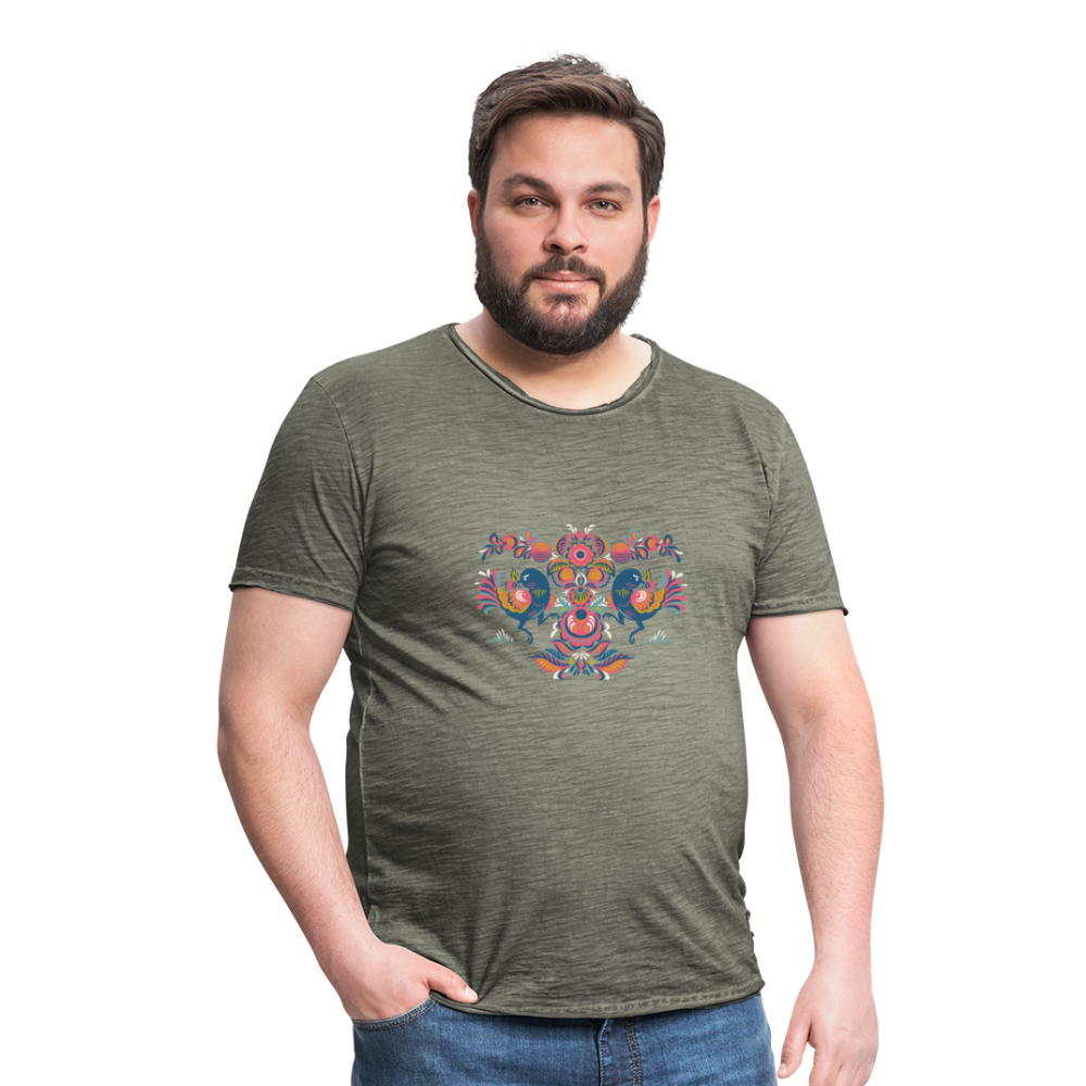 Mannen Vintage T-shirt - vintage khaki