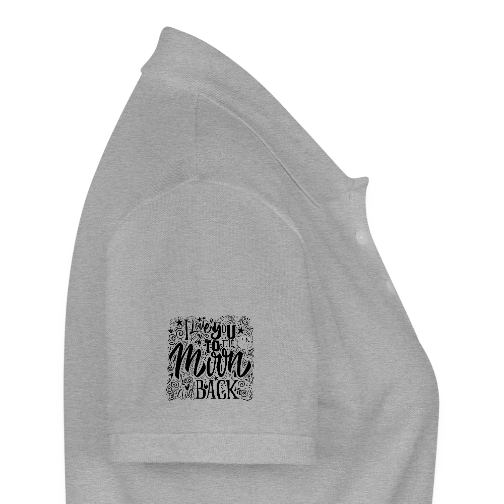 Vrouwen Premium Bio Poloshirt - grijs gemêleerd