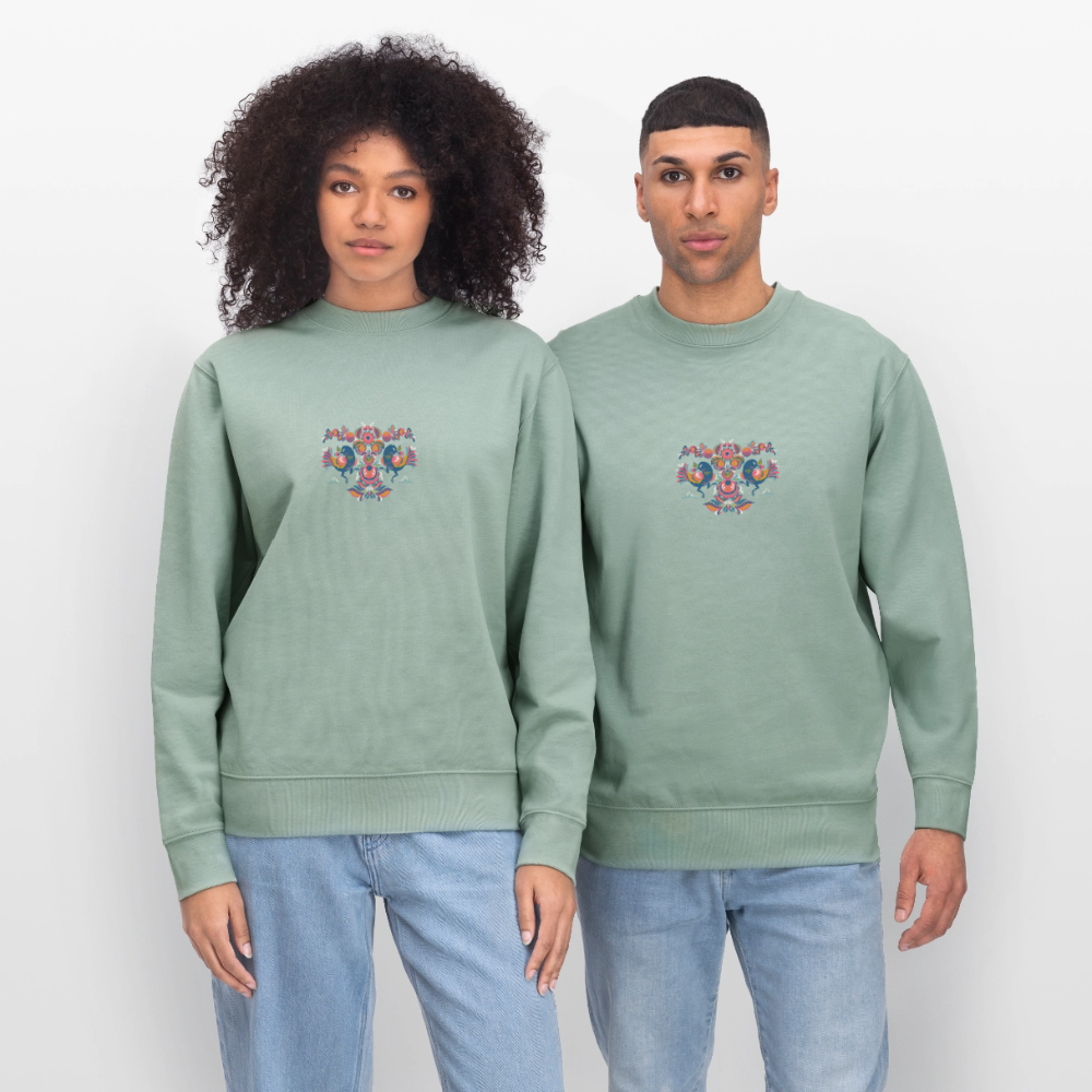 Stanley/Stella Uniseks bio-sweatshirt CHANGER - licht grijsgroen