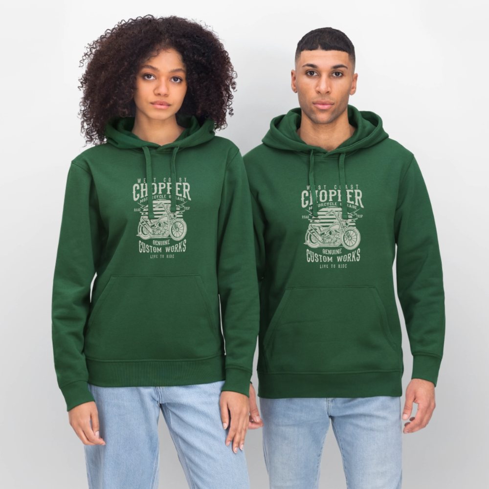 Stanley/Stella Uniseks bio-hoodie DRUMMER - bottlegreen