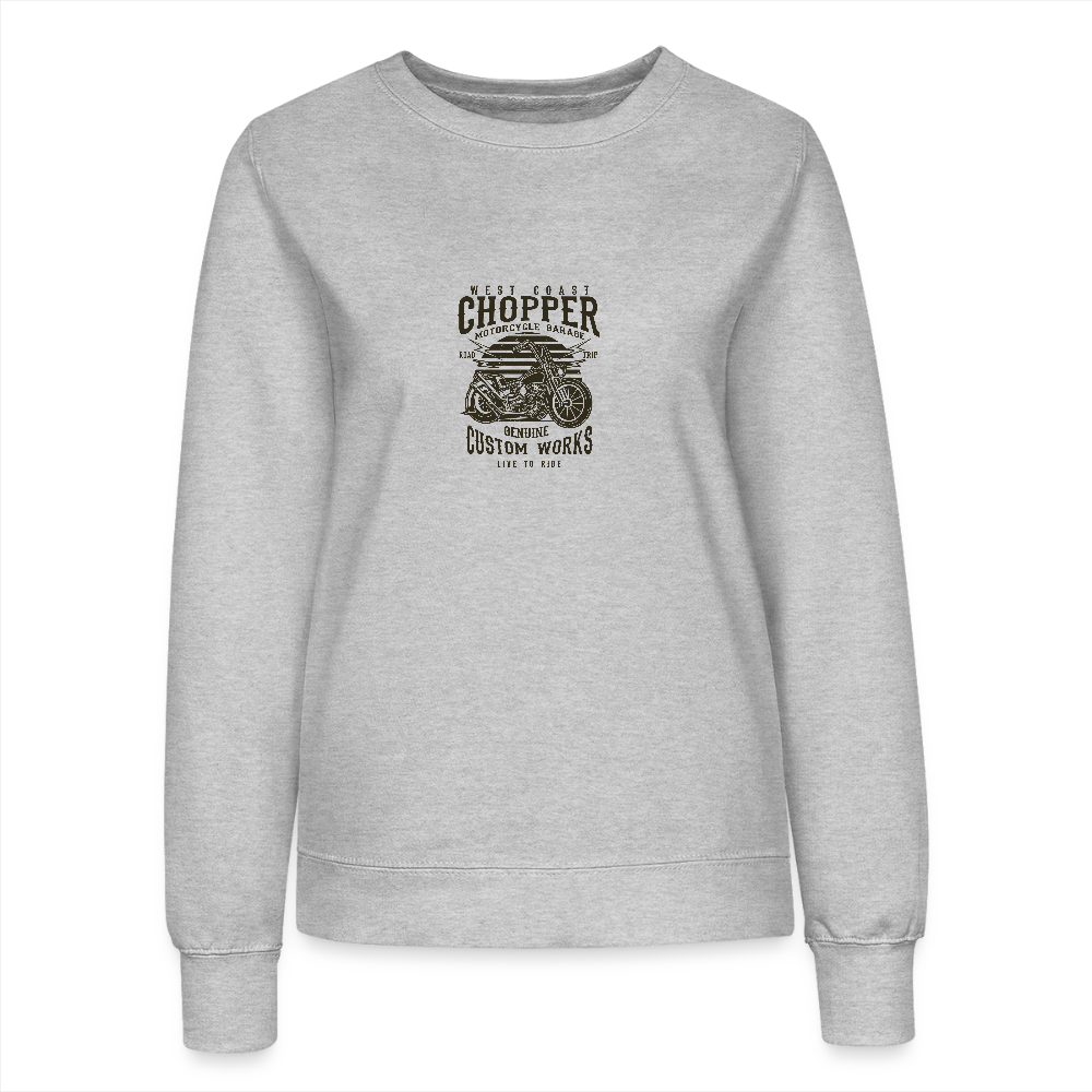 Vrouwen sweatshirt - grijs gemêleerd