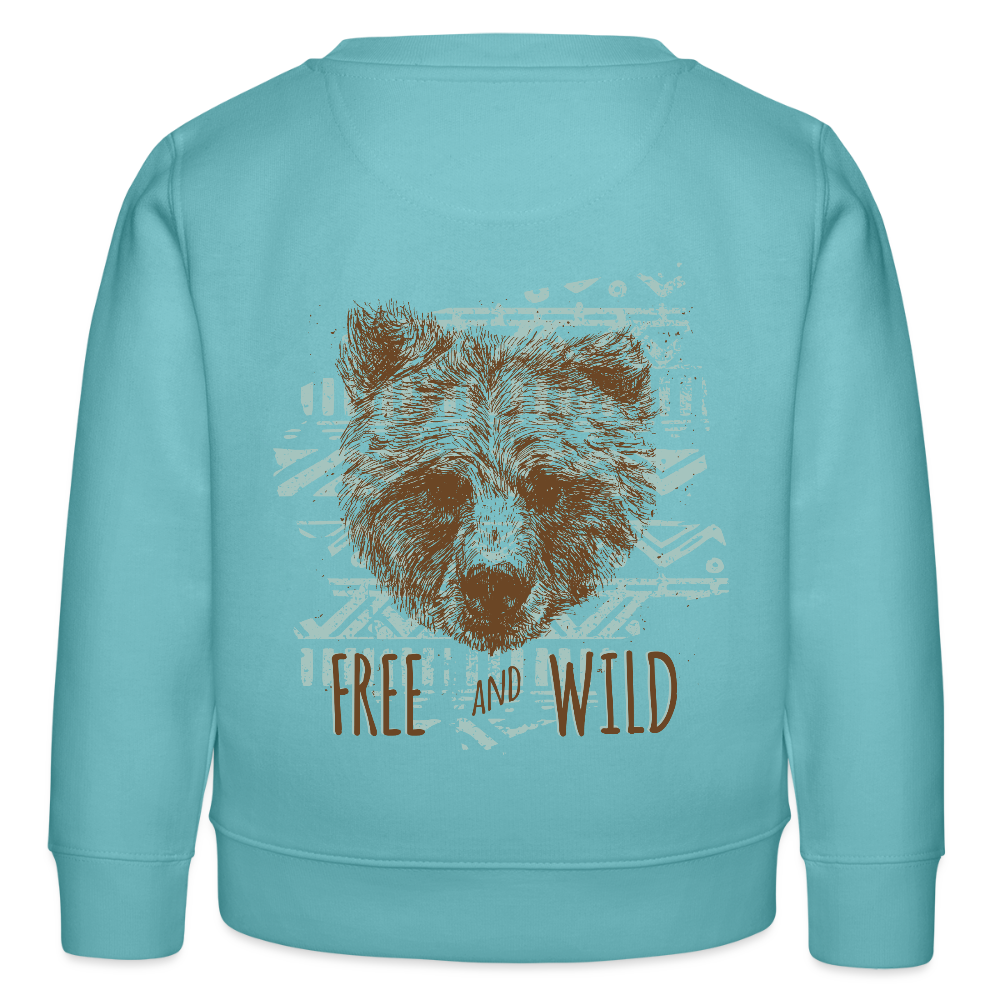 Stanley/Stella Mini Changer bio kindersweatshirt - pastel-turquoise