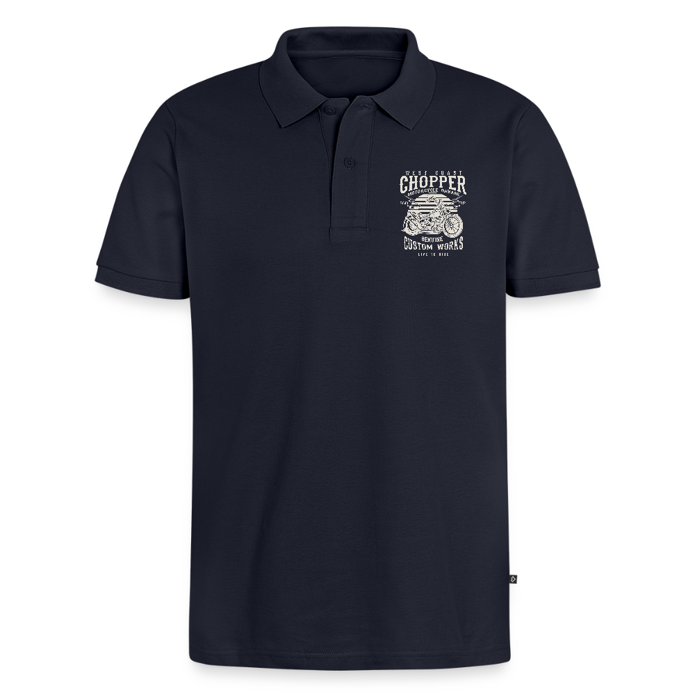 Mannen Premium Bio Poloshirt - navy