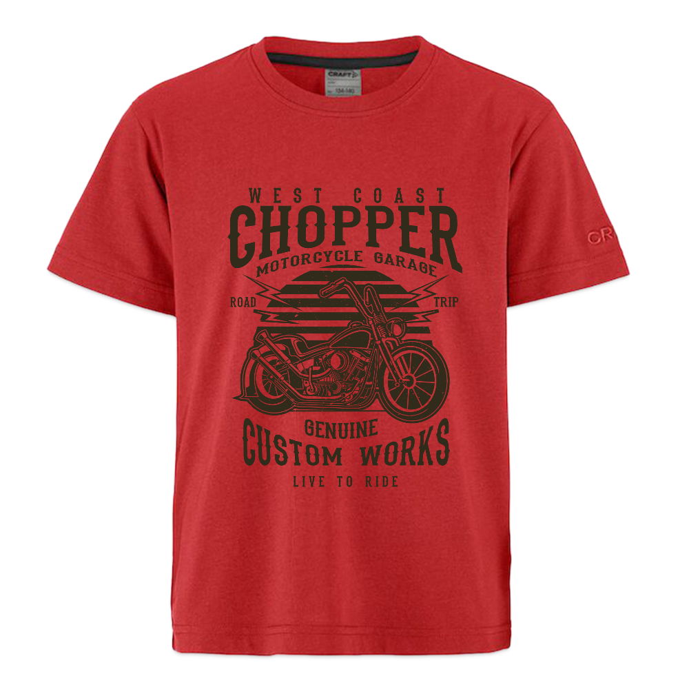 CRAFT Community 2.0 tieners T-shirt - rood