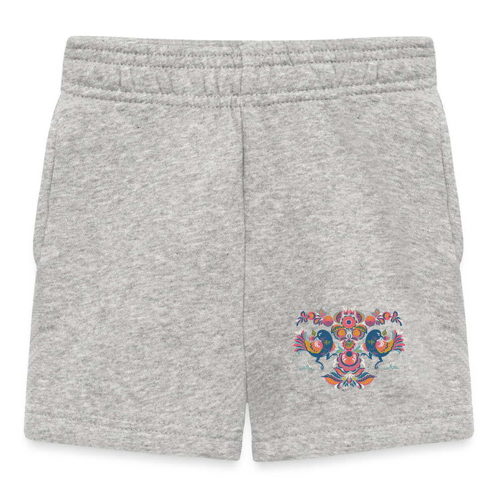 Baby shorts - grijs gemêleerd