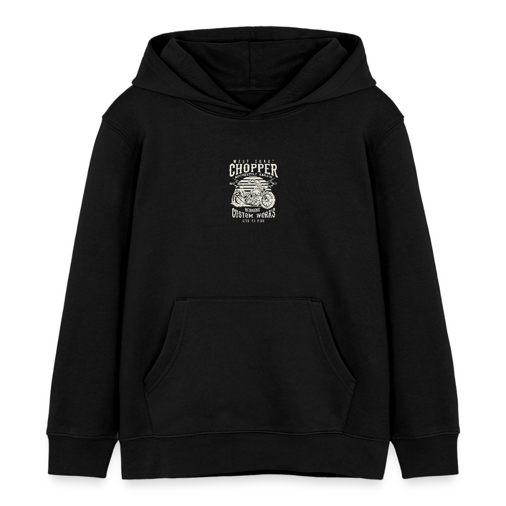 Stanley/Stella Kinder-bio-hoodie Mini Cruiser - zwart