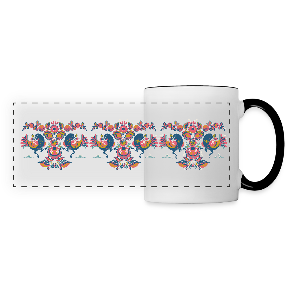 Panoramamok - wit/zwart