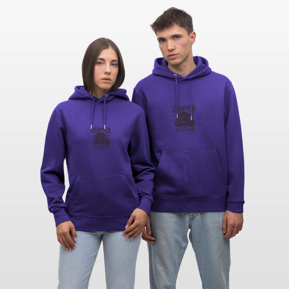 Stanley/Stella Uniseks bio-hoodie CRUISER - paarse liefde