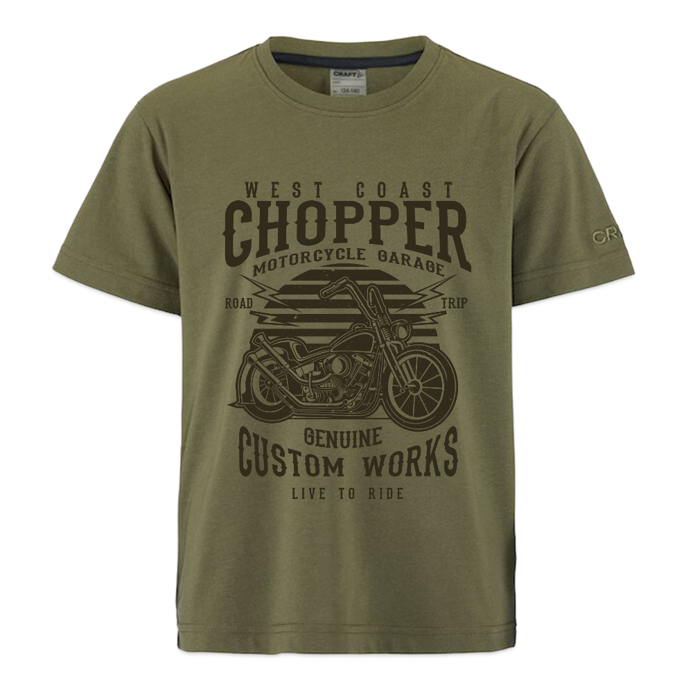 CRAFT Community 2.0 kinder-T-shirt - mosgroen