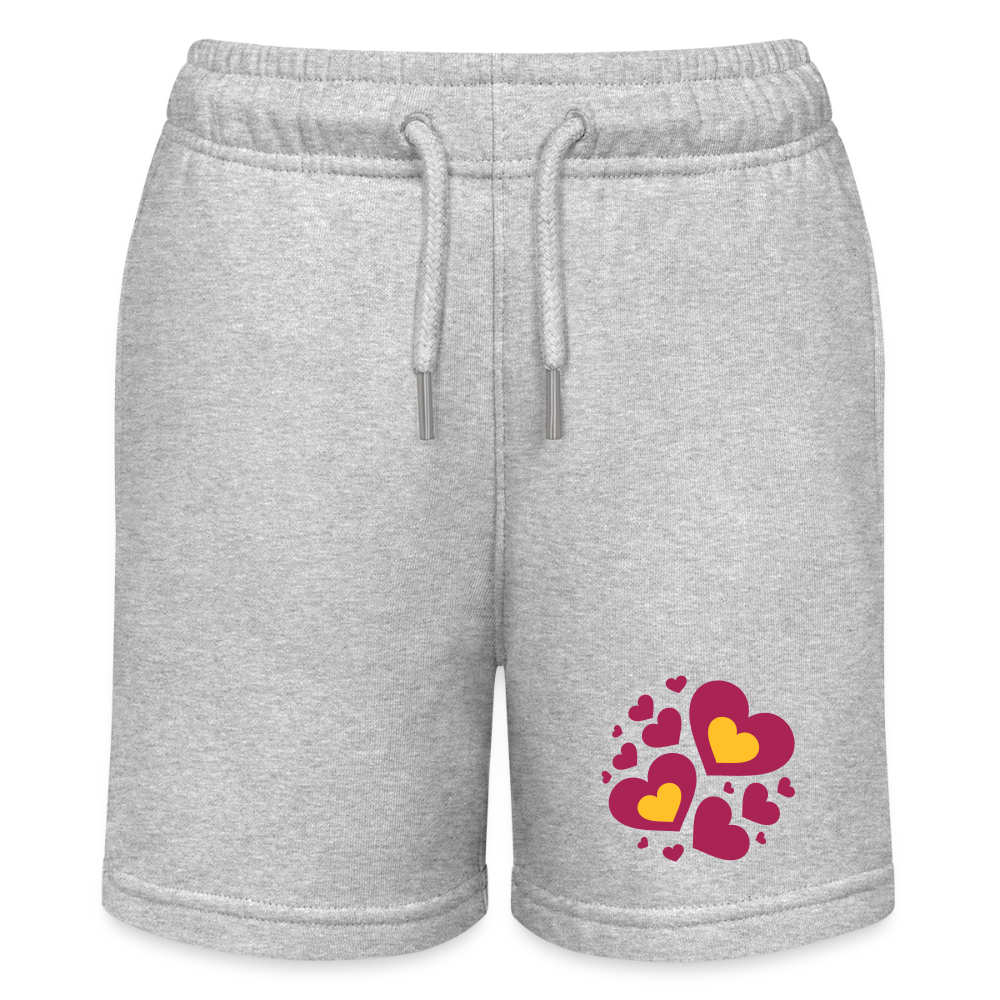 Stanley/Stella teenager bio-joggingshorts MINI BOLTER - grijs gemêleerd