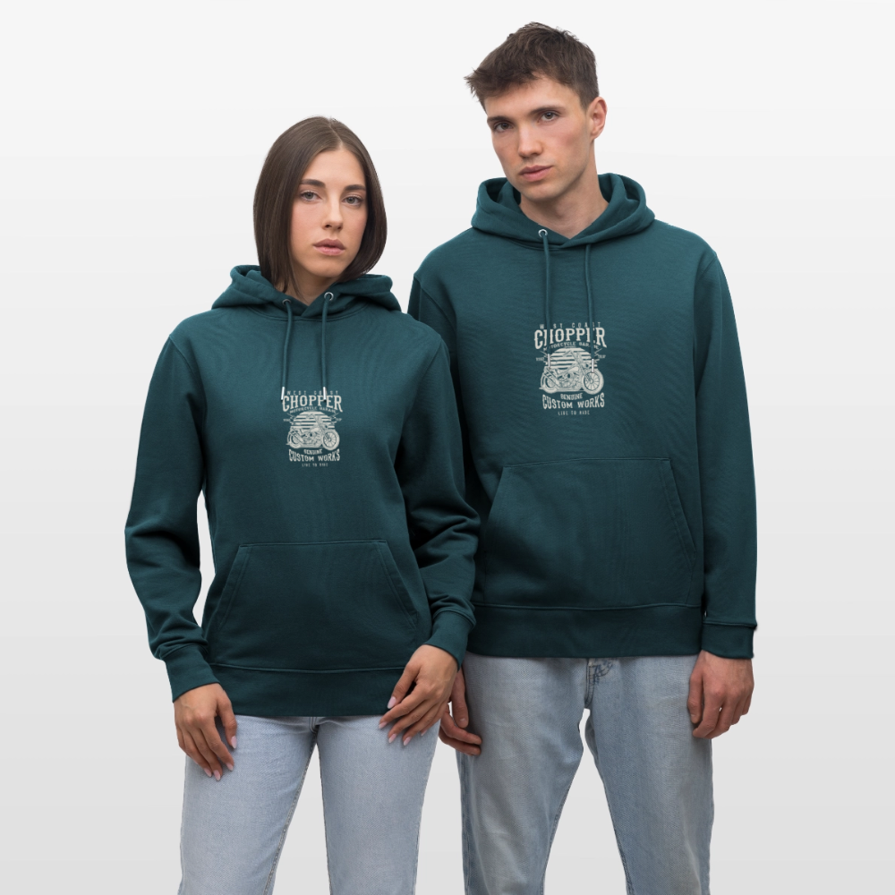 Stanley/Stella Uniseks bio-hoodie CRUISER - donker petrol