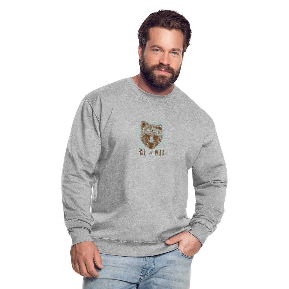 Unisex sweater - witgrijs gemêleerd
