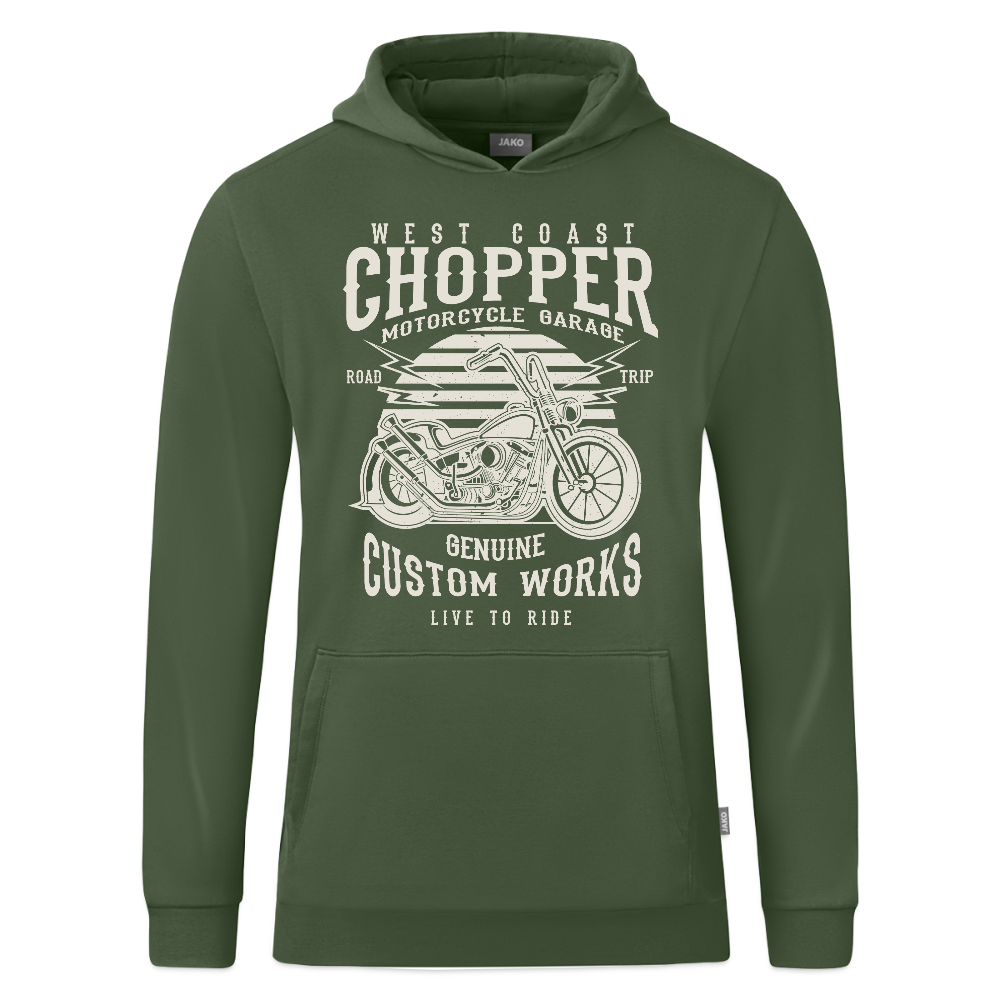 JAKO Kinderhoodie Organic - dennengroen