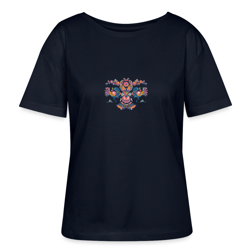 Stanley/Stella Relaxed vrouwen bio-T-shirt met ronde hals SERENA - marine