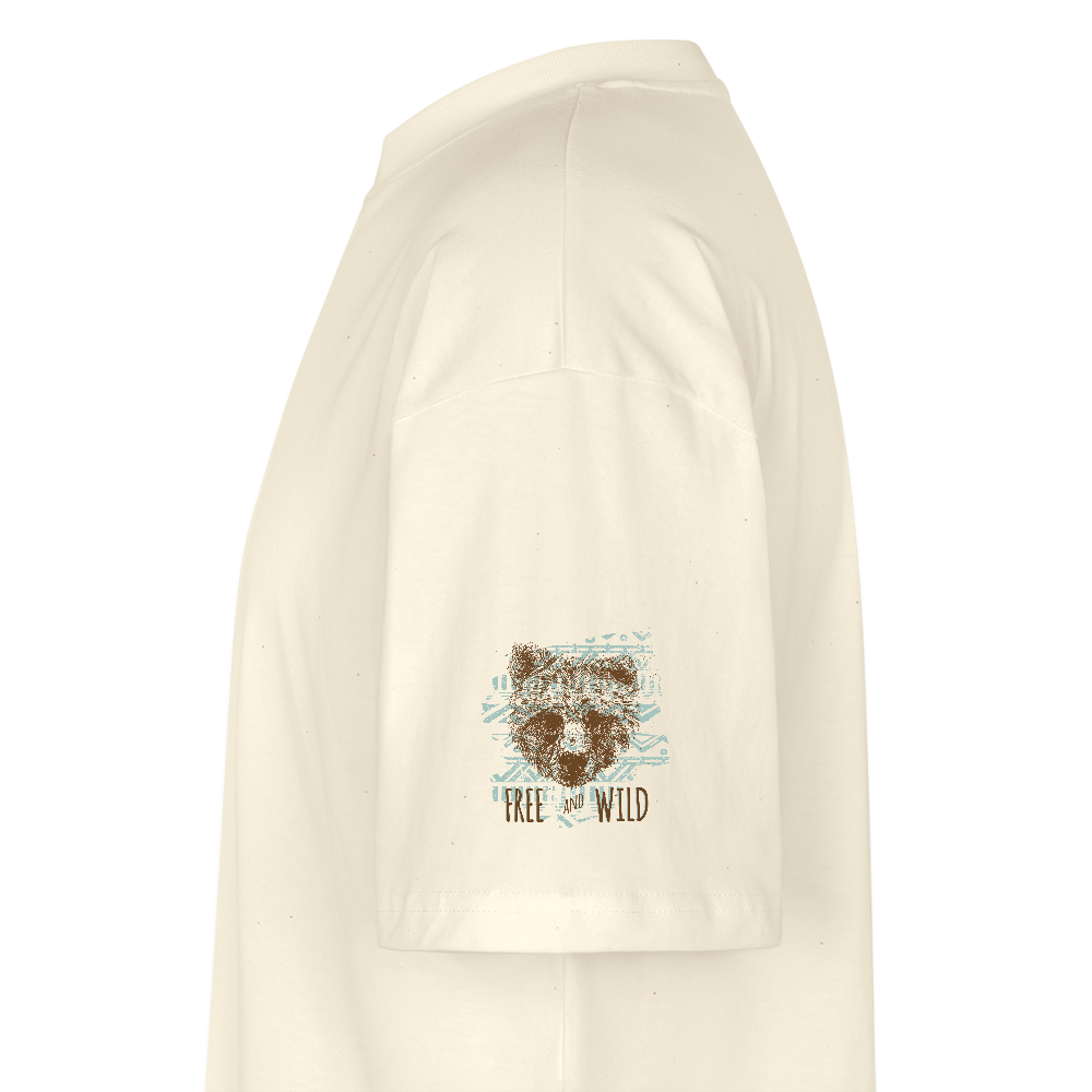 Stanley/Stella Uniseks oversized bio T-shirt Blaster - witgrijs