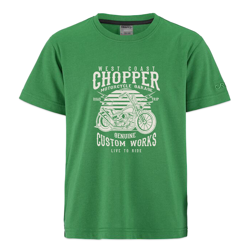 CRAFT Community 2.0 kinder-T-shirt - smaragdgroen