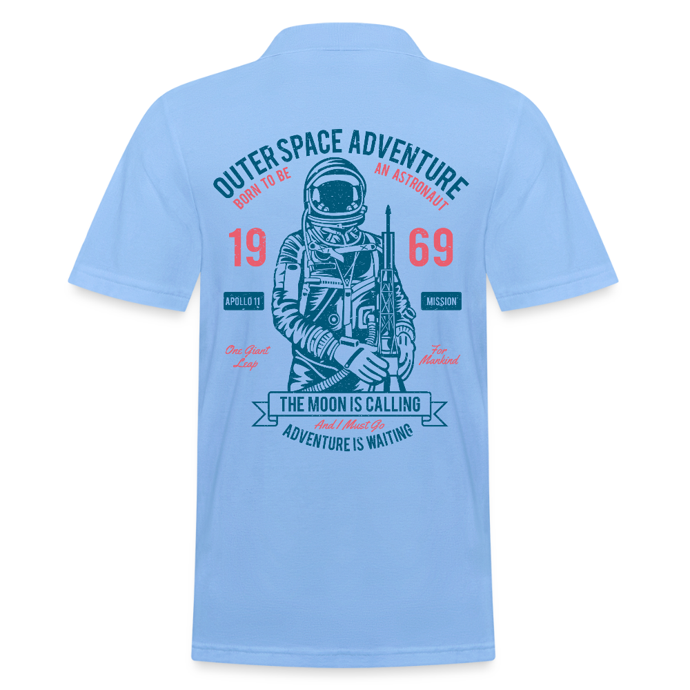 Mannen poloshirt - hemelsblauw