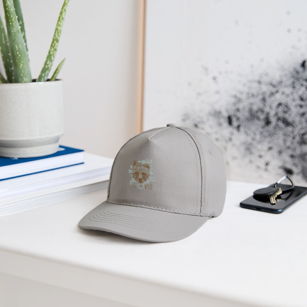 Biologische baseballpet - lichtgrijs