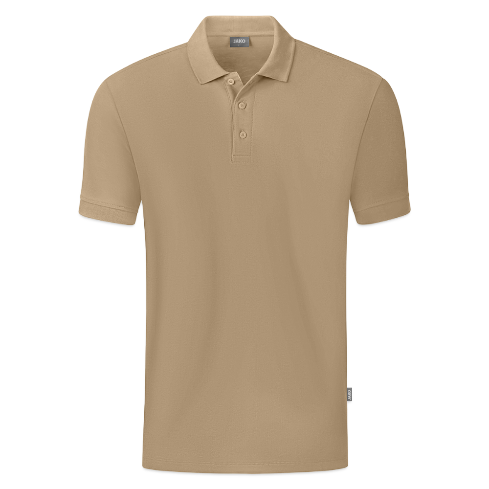 JAKO Mannen Polo Organic - beige