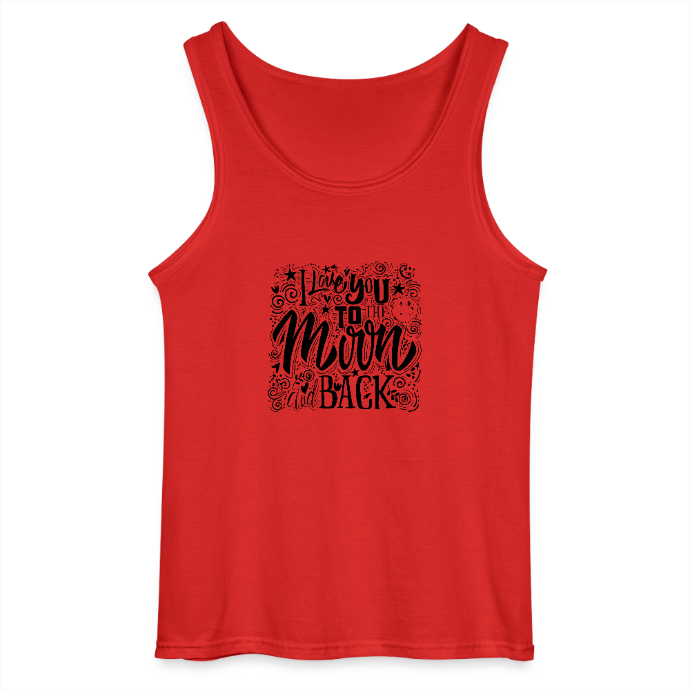Gildan mannen tanktop - rood