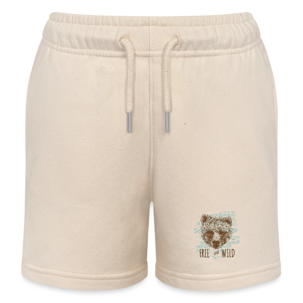 Stanley/Stella Kinder-bio-joggingshorts MINI BOLTER - witgrijs