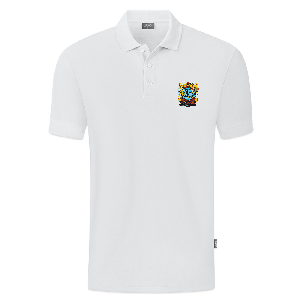 JAKO Mannen Polo Organic - wit