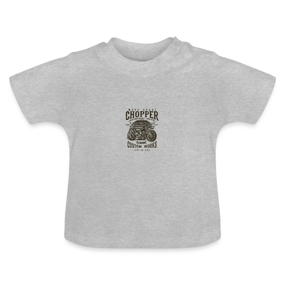 Baby T-shirt - grijs gemêleerd