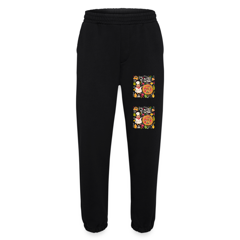 Heavyweight organic joggingbroek made in EU - SOLID BLACK