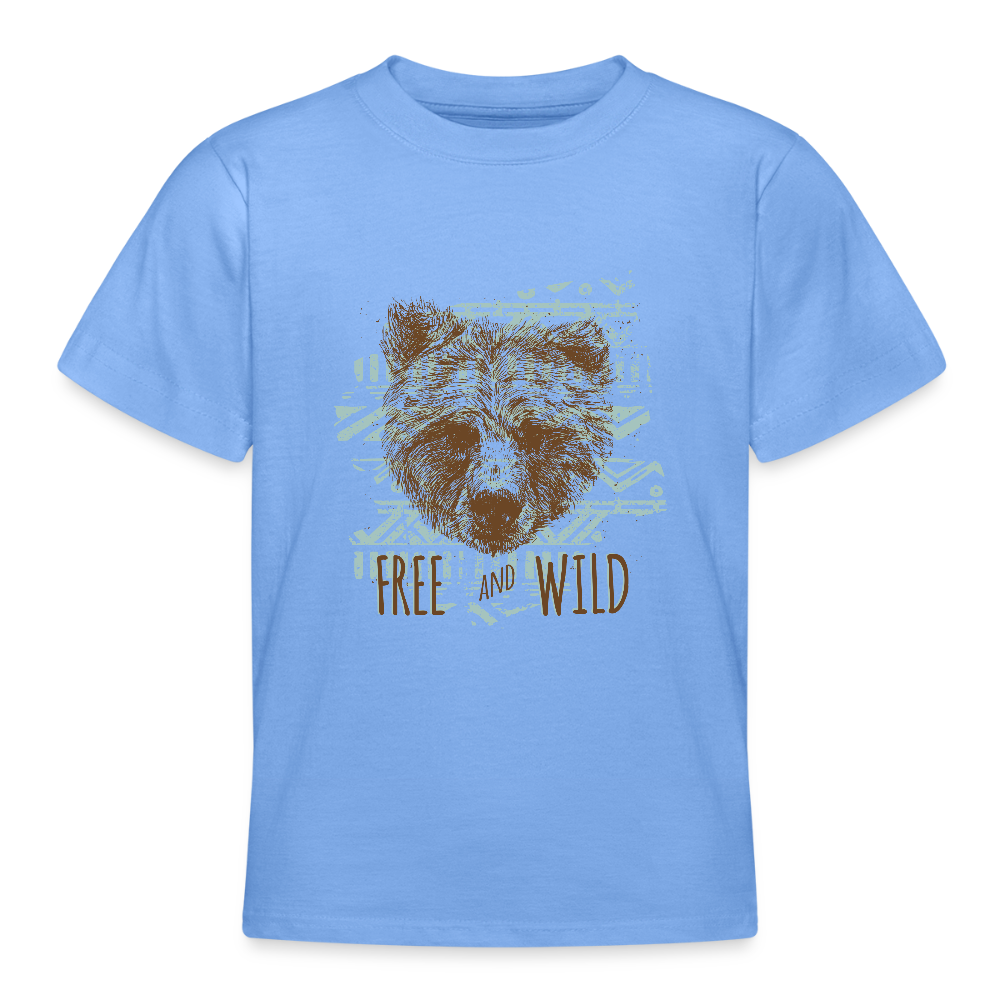Teenager T-shirt - hemelsblauw