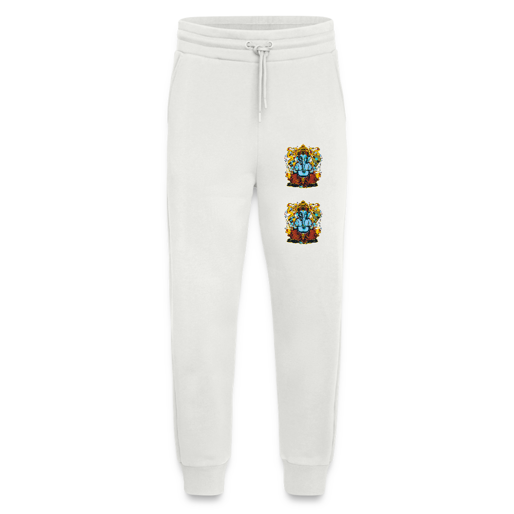 Organic relaxed joggingbroek made in EU - OFF WHITE