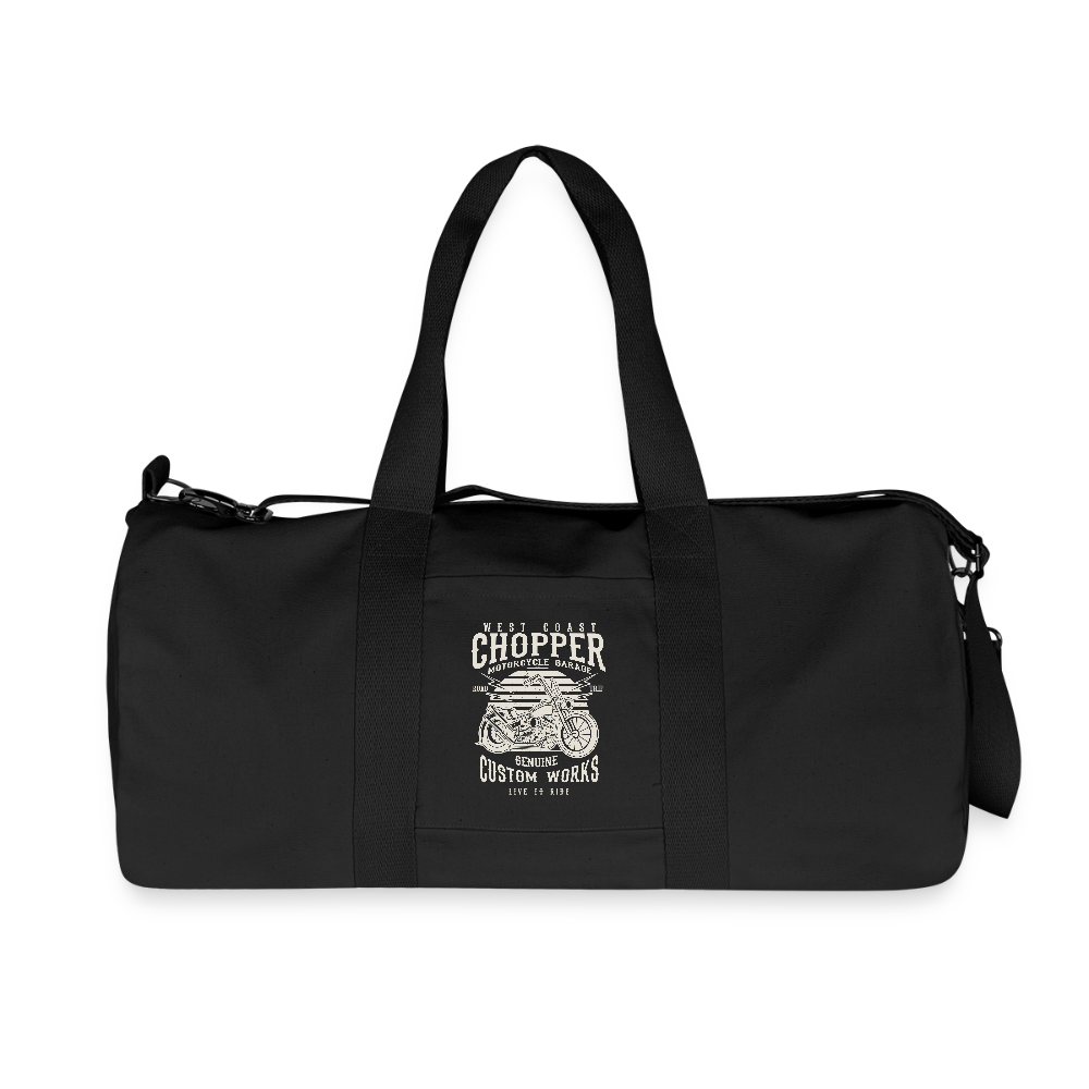 Stanley/Stella gerecyclede canvas sporttas - zwart