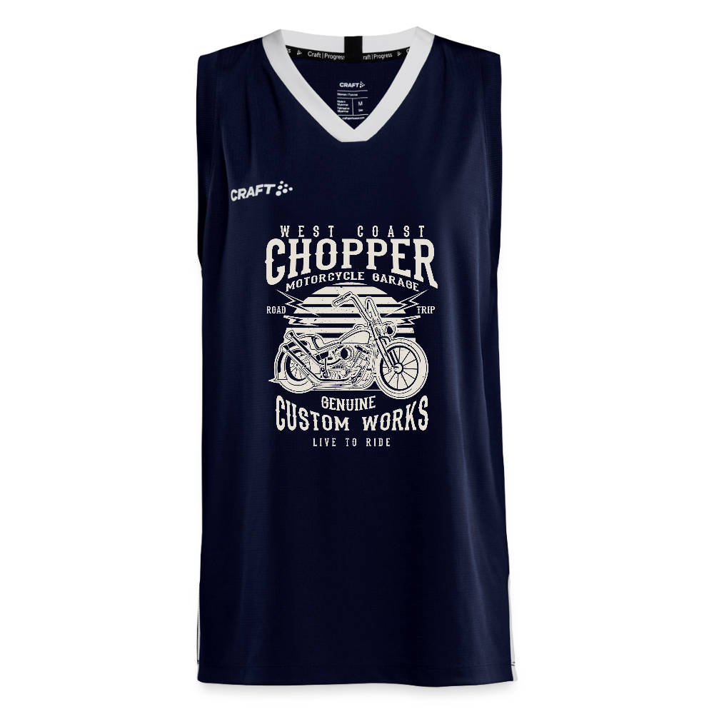 CRAFT Progress teenager basketbalshirt - navy