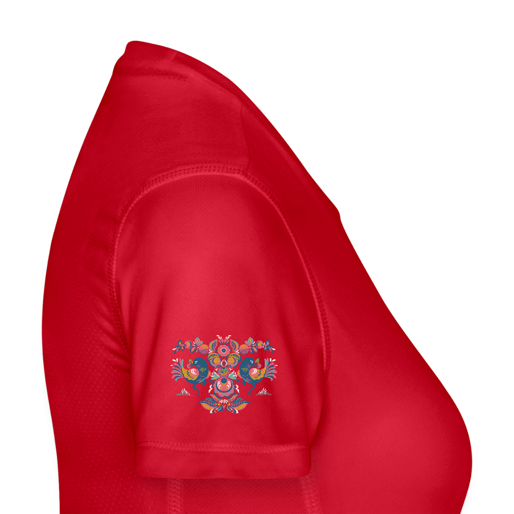 JAKO Vrouwen T-shirt Run 2.0 - rood