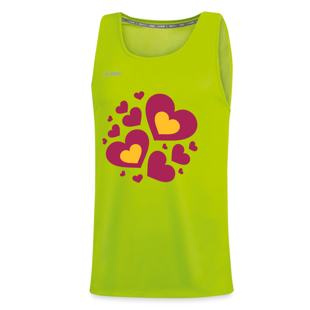JAKO Teenager tanktop Run 2.0 - neongroen