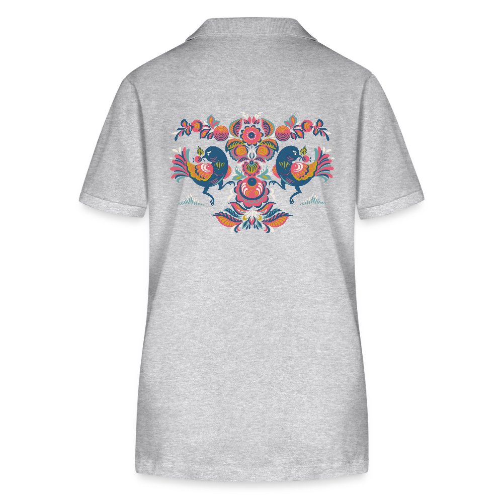 Stanley/Stella Vrouwen bio poloshirt ELLISER - grijs gemêleerd