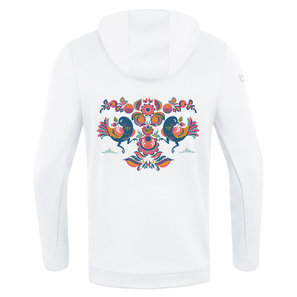 JAKO Ziphoodie Pro Casual - wit
