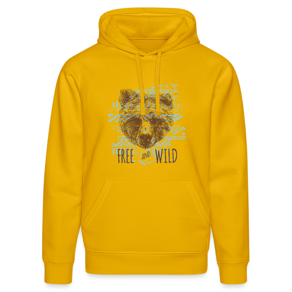 Stanley/Stella Uniseks bio-hoodie DRUMMER - spectraal geel