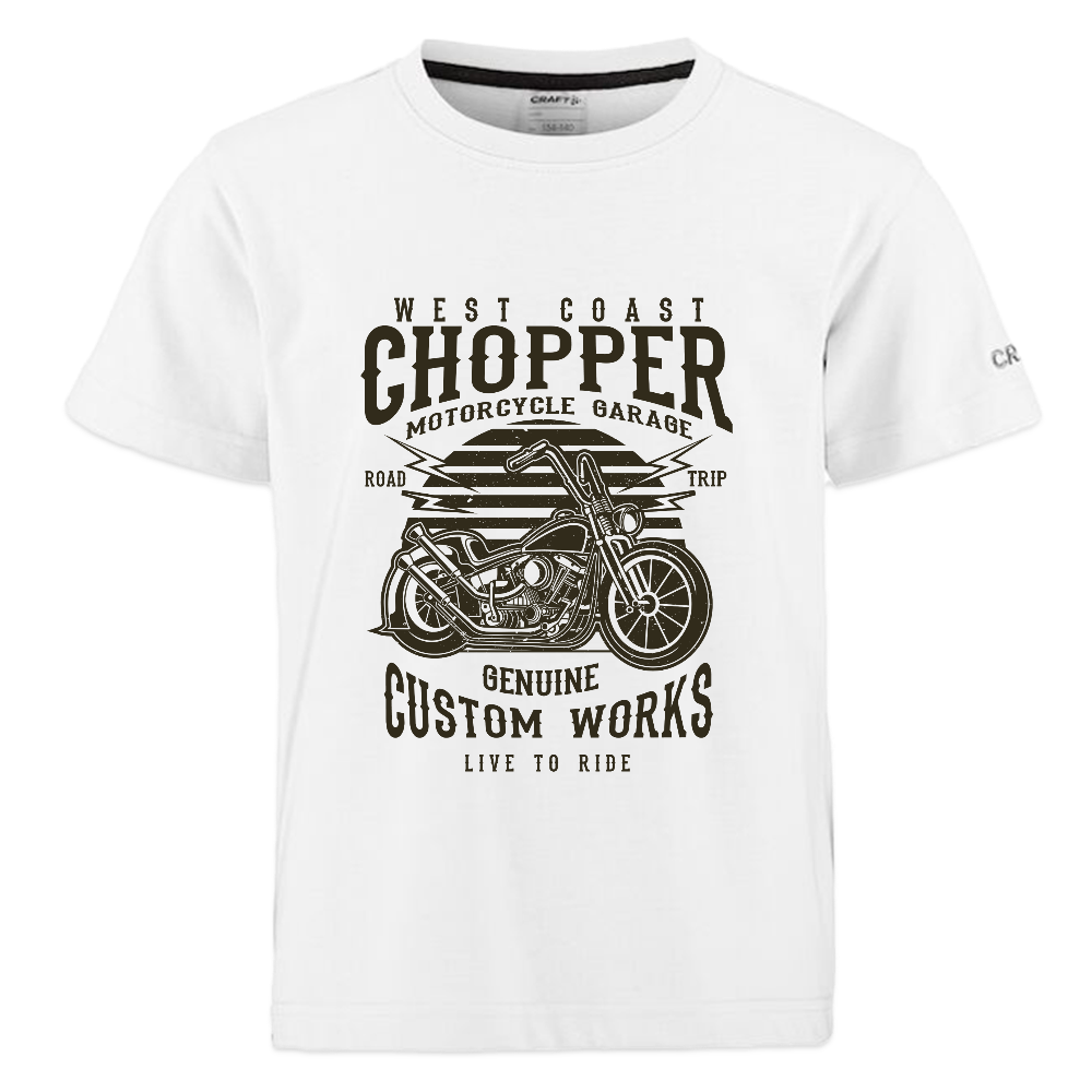CRAFT Community 2.0 tieners T-shirt - wit