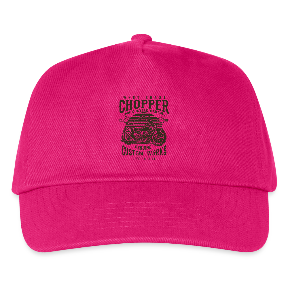 Kinder basecap - fuchsia