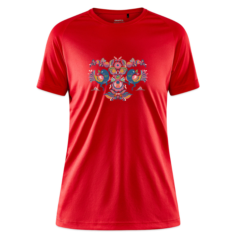 CRAFT Core Unify vrouwen training-T-shirt - rood