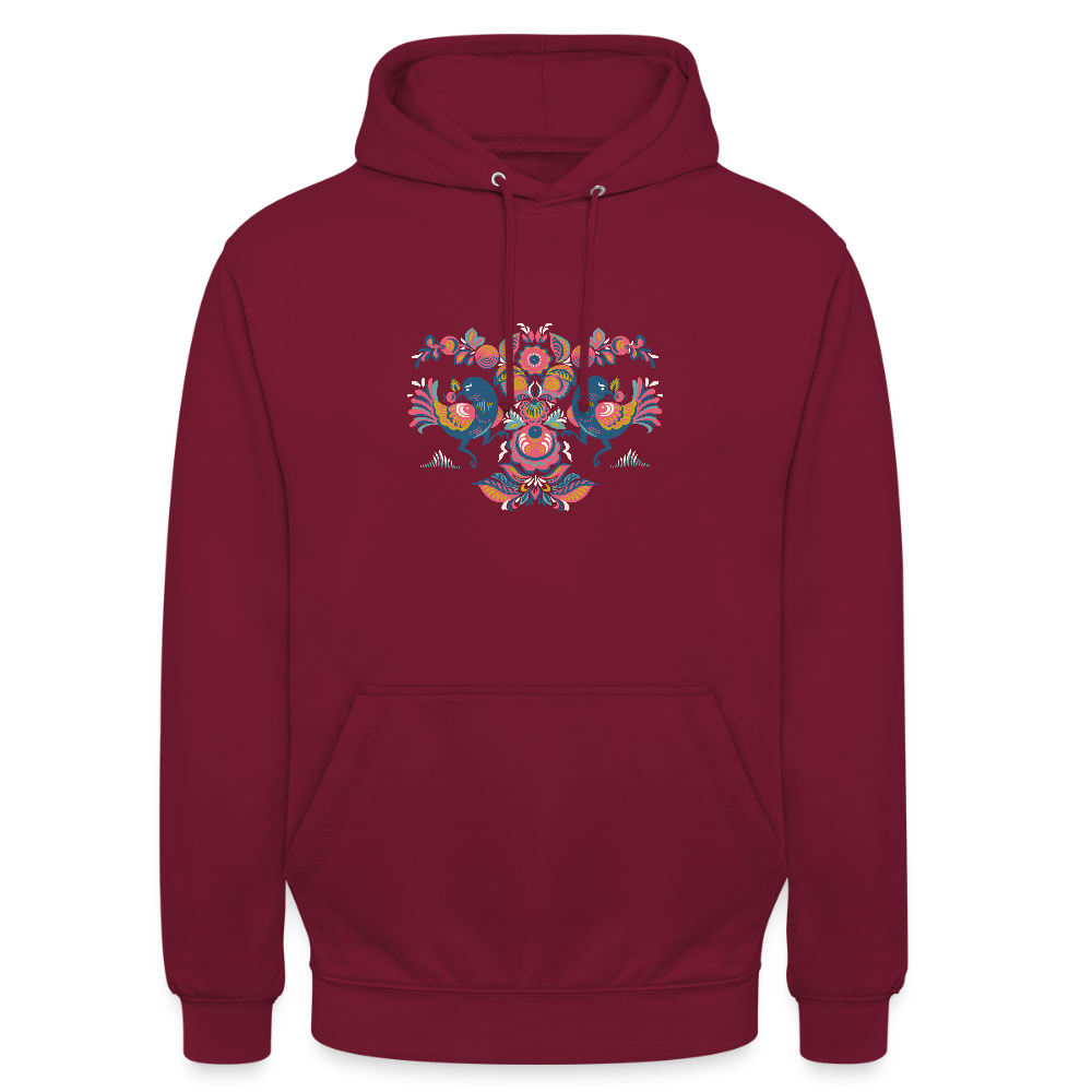 Hoodie unisex - bordeaux