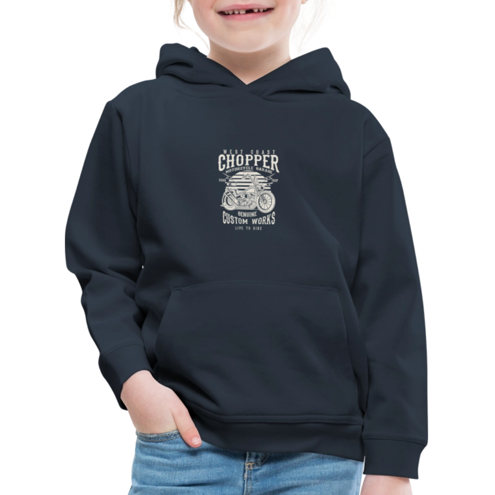 Kinderen trui Premium met capuchon - navy