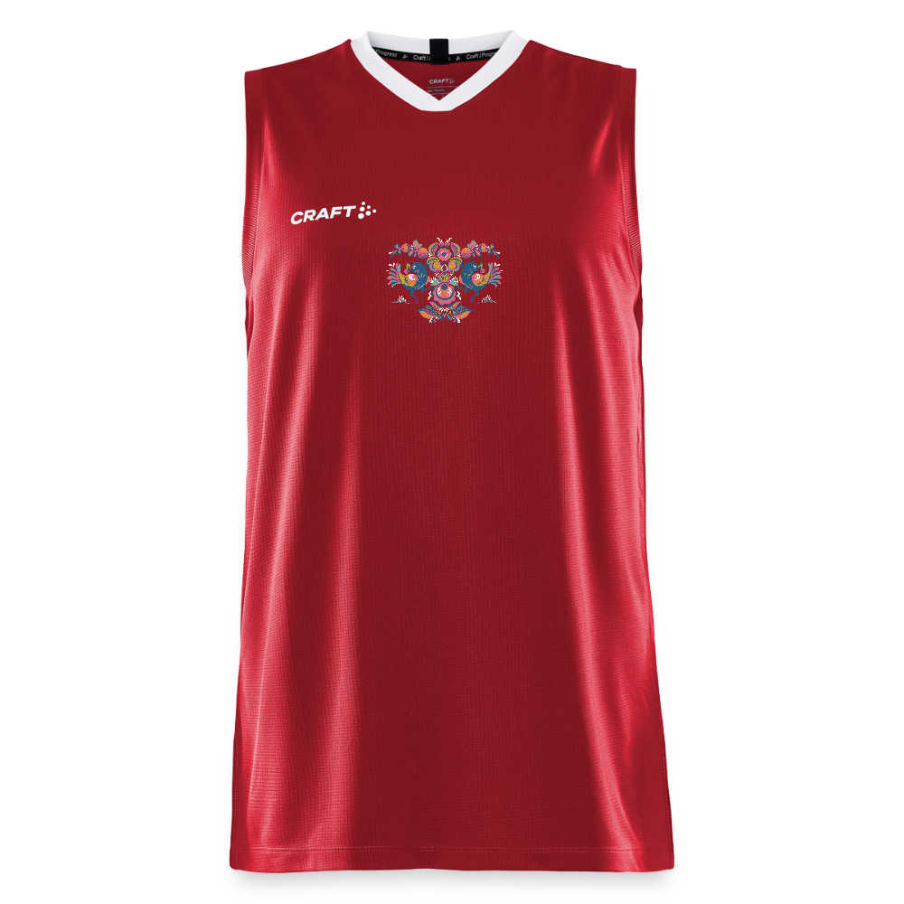 CRAFT Progress kinder-basketbalshirt - donkerrood